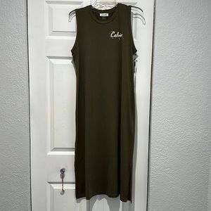 Calvin Klein dress in Olive Green
